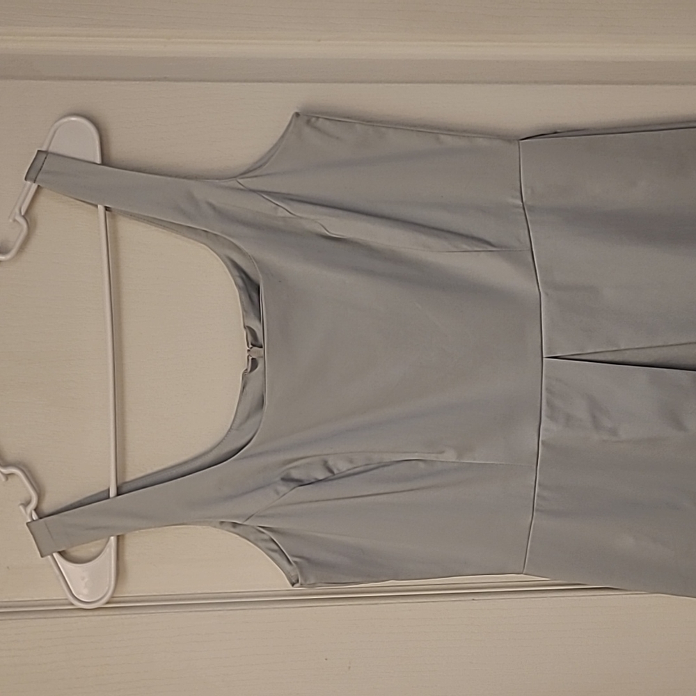 NWT VTG Deadstock Warehouse Grey Pleated Sleeveless Dress